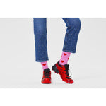 Happy Socks Dames &amp; Heren Fantasie Sokken Heart Sock P000068 - Jambelles