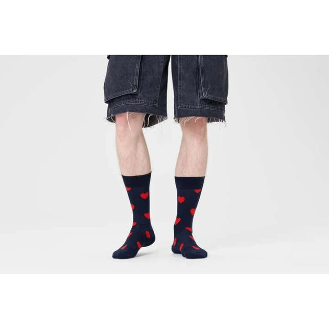 Happy Socks Dames &amp; Heren Fantasie Sokken Heart Sock P000754 - Jambelles
