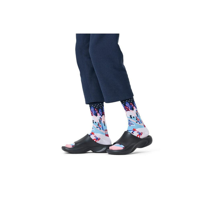 Happy Socks Dames &amp; Heren Fantasie Sokken Ice Skating In The City Sock P003291 - Jambelles