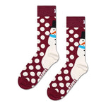 Happy Socks Dames &amp; Heren Fantasie Sokken Jumbo Snowman Sock P001873 - Jambelles
