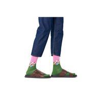 Happy Socks Dames &amp; Heren Fantasie Sokken Kitten and Flowers Sock P003188 - Jambelles