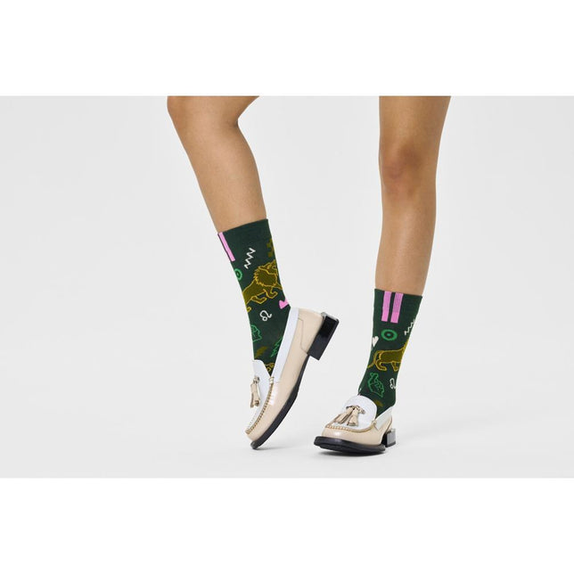 Happy Socks Dames &amp; Heren Fantasie Sokken Leo Sock P000143 - Jambelles