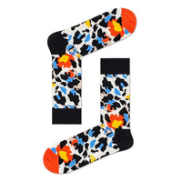 Happy Socks Dames &amp; Heren Fantasie Sokken Leopard NLE01 - Jambelles