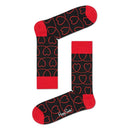Happy Socks Dames &amp; Heren Fantasie Sokken Love Line Socks LLI01 - Jambelles