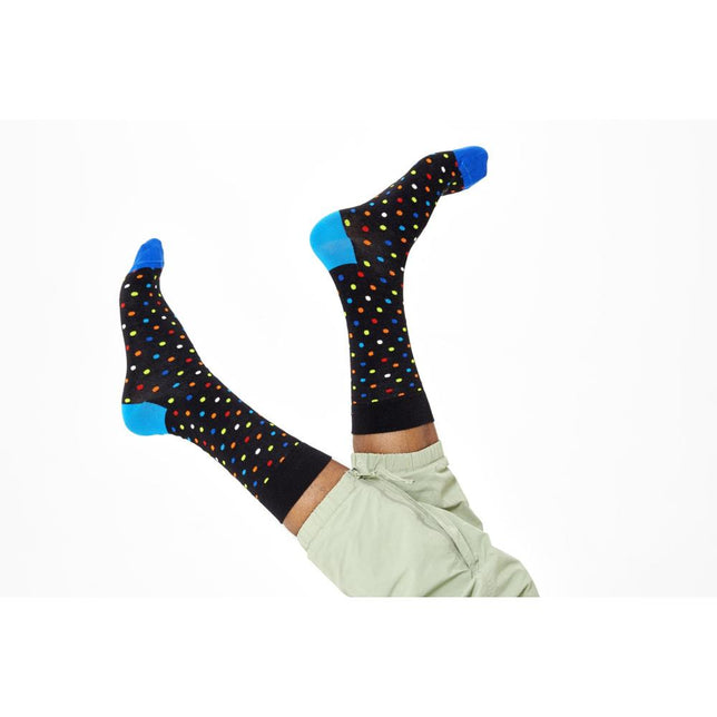 Happy Socks Dames &amp; Heren Fantasie Sokken Mini Dot Sock MID01 - Jambelles