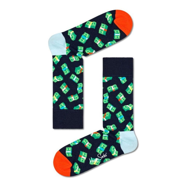 Happy Socks Dames &amp; Heren Fantasie Sokken Money Sock MNY01 - Jambelles