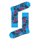 Happy Socks Dames &amp; Heren Fantasie Sokken Multi Leopard Sock MLE01 - Jambelles