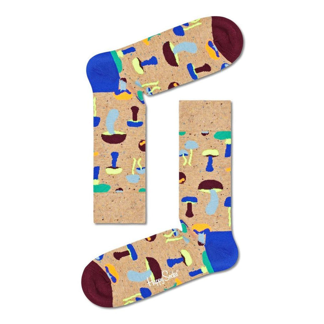 Happy Socks Dames &amp; Heren Fantasie Sokken Mushroom Sock MMU01 - Jambelles