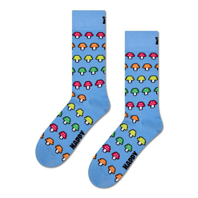 Mushroom Stripe Sock P003648