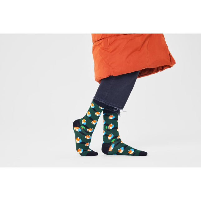 Happy Socks Dames &amp; Heren Fantasie Sokken Neighbours Sock NHB01 - Jambelles