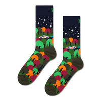 Happy Socks Dames &amp; Heren Fantasie Sokken Night Driving Sock P003203 - Jambelles