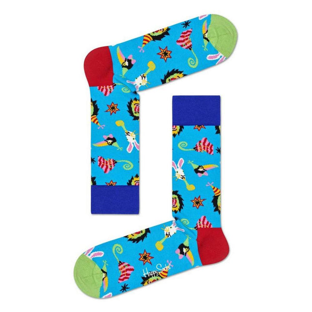 Happy Socks Dames &amp; Heren Fantasie Sokken Party Animal PAA01 - Jambelles
