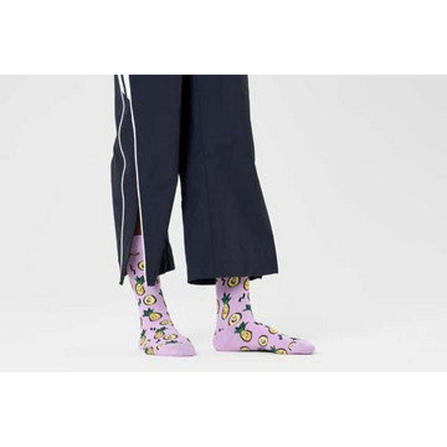 Happy Socks Dames &amp; Heren Fantasie Sokken Pineapple Sock P000718 - Jambelles