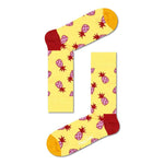 Happy Socks Dames &amp; Heren Fantasie Sokken Pineapple Sock PNA01 - Jambelles