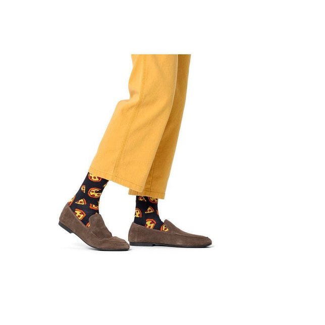 Happy Socks Dames &amp; Heren Fantasie Sokken Pixelated Pizza Sock P003169 - Jambelles