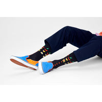 Happy Socks Dames &amp; Heren Fantasie Sokken Pizza Invaders PIV01 - Jambelles