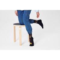 Happy Socks Dames &amp; Heren Fantasie Sokken Pizza Invaders PIV01 - Jambelles