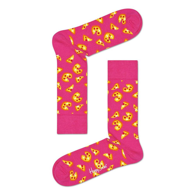 Happy Socks Dames &amp; Heren Fantasie Sokken Pizza Sock PIZ01 - Jambelles
