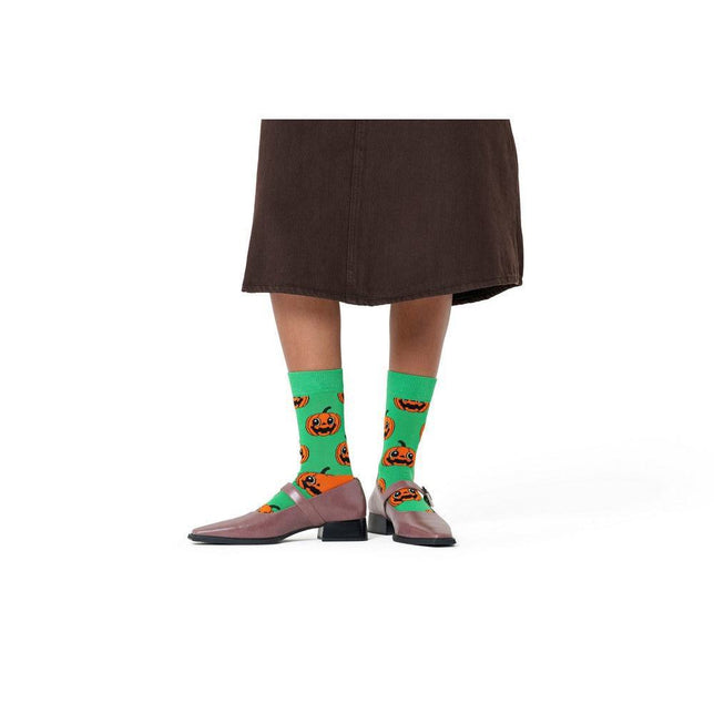 Happy Socks Dames &amp; Heren Fantasie Sokken Pumpkin Sock P004082 - Jambelles
