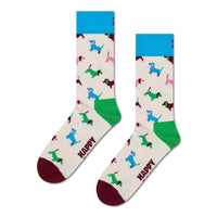 Happy Socks Dames &amp; Heren Fantasie Sokken Puppy Love Sock P003673 - Jambelles