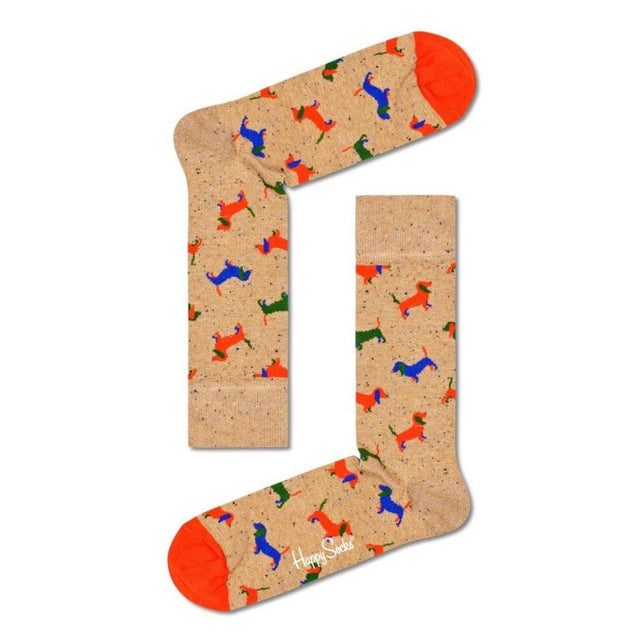 Happy Socks Dames &amp; Heren Fantasie Sokken Puppy Love Sock PUL01 - Jambelles