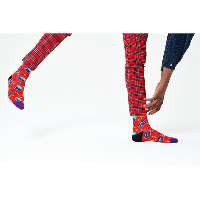 Happy Socks Dames &amp; Heren Fantasie Sokken Queen Radio Gaga QUE01 RGG - Jambelles