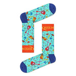 Happy Socks Dames &amp; Heren Fantasie Sokken Queen The Works Sock QUE01 TW - Jambelles