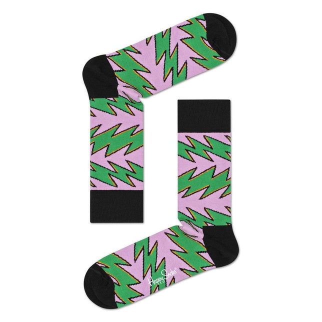 Happy Socks Dames &amp; Heren Fantasie Sokken Rock'n Roll Stripe RRS01 - Jambelles