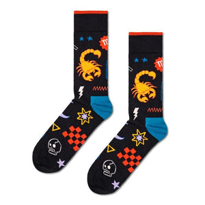 Happy Socks Dames &amp; Heren Fantasie Sokken Scorpio Sock P000146 - Jambelles