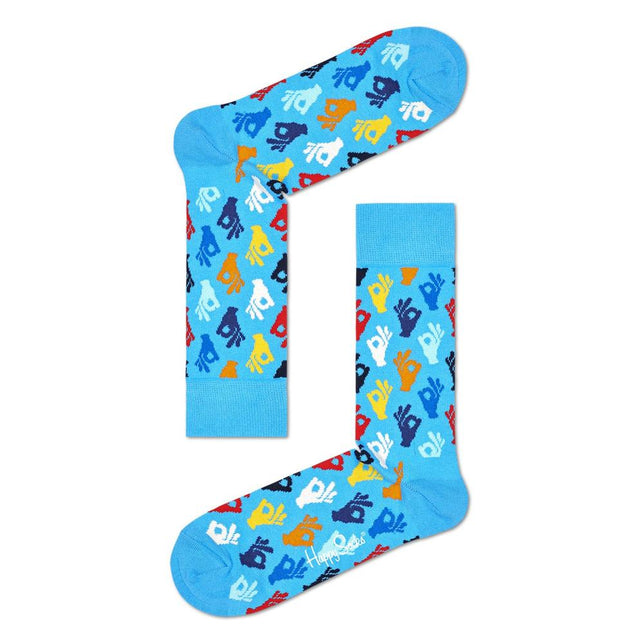 Happy Socks Dames &amp; Heren Fantasie Sokken Sign Sock SIG01 - Jambelles