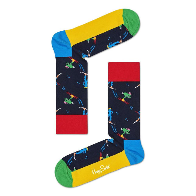 Happy Socks Dames &amp; Heren Fantasie Sokken Skiers Sock SKI01 - Jambelles
