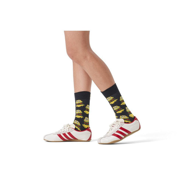 Happy Socks Dames &amp; Heren Fantasie Sokken Smelly Burger Sock P004495 - Jambelles