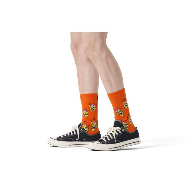 Happy Socks Dames &amp; Heren Fantasie Sokken Smelly Pizza Sock P004497 - Jambelles