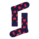 Happy Socks Dames &amp; Heren Fantasie Sokken Smiley Heart Sock SMH01 - Jambelles