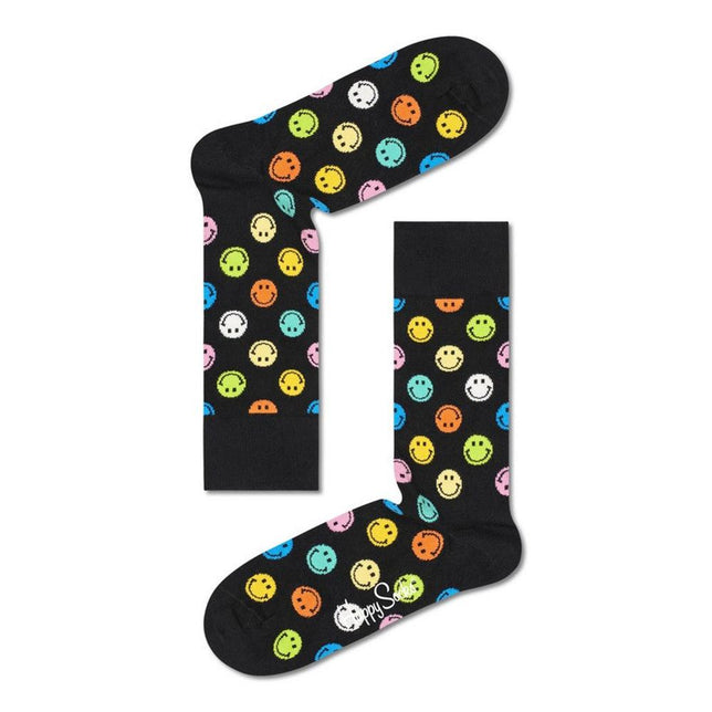 Happy Socks Dames &amp; Heren Fantasie Sokken Smiley Sock SMY01 - Jambelles