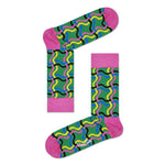 Happy Socks Dames &amp; Heren Fantasie Sokken Squiggly Sock SQL01 - Jambelles