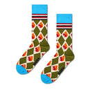 Happy Socks Dames &amp; Heren Fantasie Sokken Squirrel Argyle Sock P002234 - Jambelles