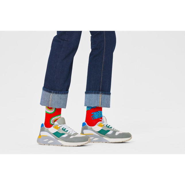 Happy Socks Dames &amp; Heren Fantasie Sokken Star Wars Millennium Falcon Sock P000274 - Jambelles