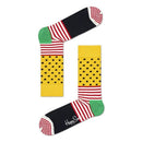 Happy Socks Dames &amp; Heren Fantasie Sokken Stripe Dot Sock SDO01 - Jambelles