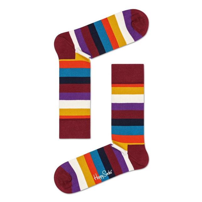 Happy Socks Dames &amp; Heren Fantasie Sokken Stripe Sock STR01 - Jambelles
