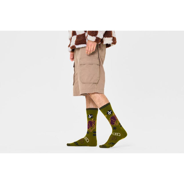 Happy Socks Dames &amp; Heren Fantasie Sokken Taurus Sock P000140 - Jambelles