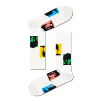 Happy Socks Dames &amp; Heren Fantasie Sokken The Beatles 4-Pack Gift Set 4P XBEA09 - Jambelles
