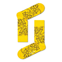 Happy Socks Dames &amp; Heren Fantasie Sokken The Beatles 4-Pack Gift Set 4P XBEA09 - Jambelles