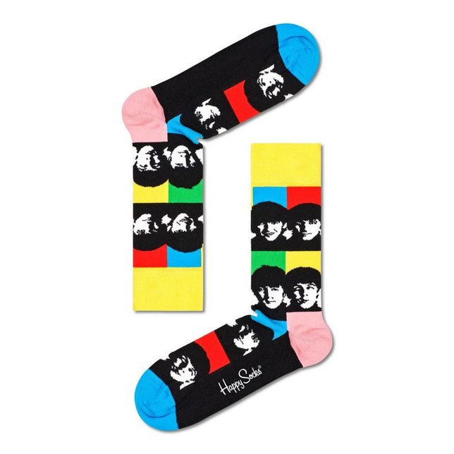 Happy Socks Dames &amp; Heren Fantasie Sokken The Beatles Collector 24-Pack Gift Set XBEA41 - Jambelles