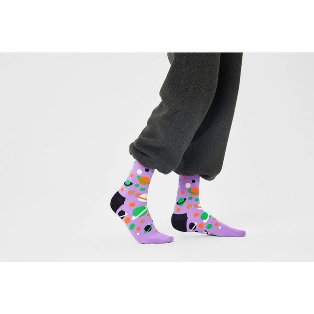Happy Socks Dames &amp; Heren Fantasie Sokken The Milky Way Mil01 - Jambelles