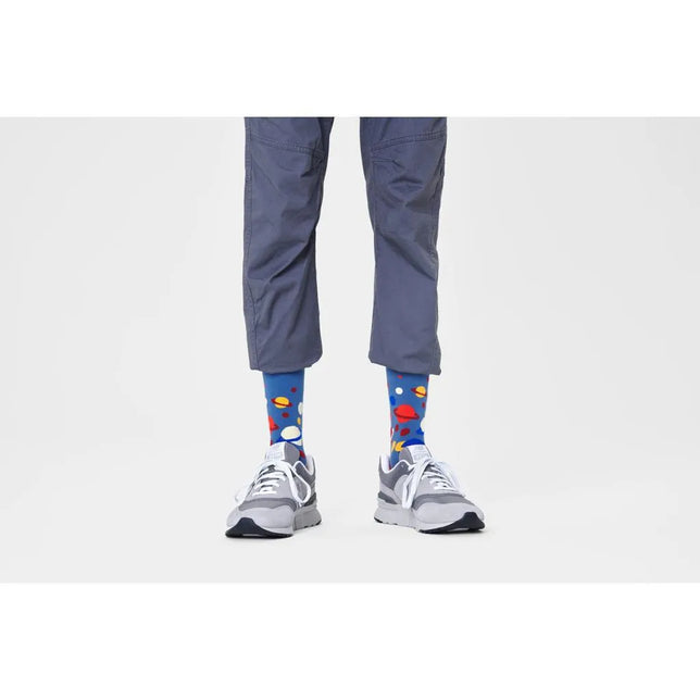 Happy Socks Dames &amp; Heren Fantasie Sokken The Milky Way Mil01 - Jambelles