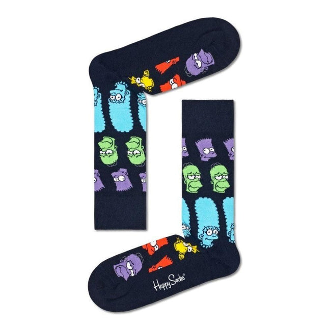Happy Socks Dames &amp; Heren Fantasie Sokken The Simpsons Family Sock SIM01 - Jambelles