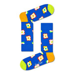Happy Socks Dames &amp; Heren Fantasie Sokken Toast Sock TOT01 - Jambelles