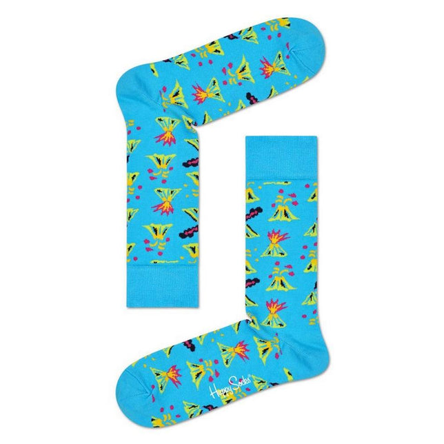 Happy Socks Dames &amp; Heren Fantasie Sokken Volcano VLC01 - Jambelles