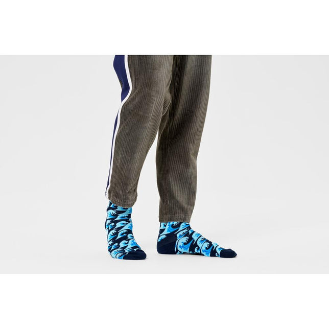 Happy Socks Dames &amp; Heren Fantasie Sokken Waves Sock P000036 - Jambelles